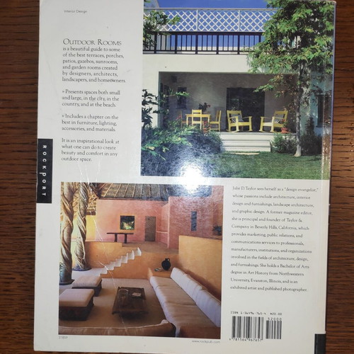 Outdoor Rooms used book on porches, terraces, decks, gazebos
