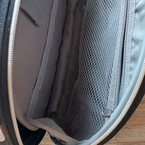 Rico cosmetic bag like new, black, hard and sturdy