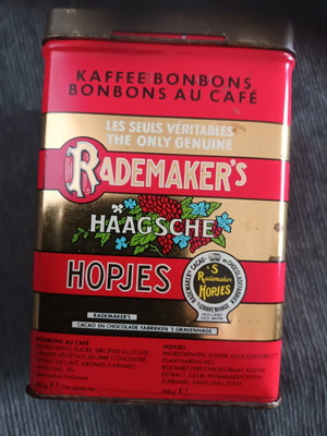 Collectible metal tin Rademaker's Haagsche Hopjes like new