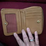 Carpisa wallet like new, brown Italian