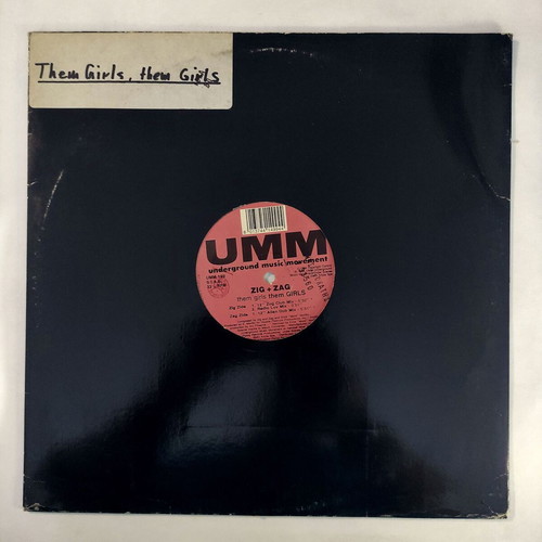 Zig + Zag Them Girls Them Girls 12'' Vinyl Maxi Single used, electronic
