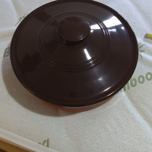 Large handmade clay pot like new