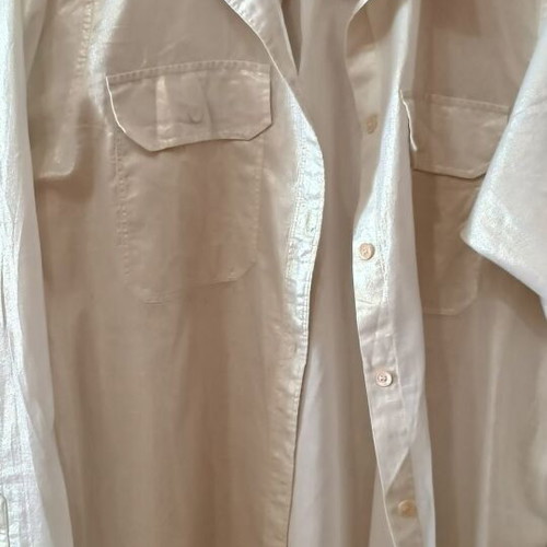 J.Crew women's summer shirt long sleeve size US12 gold like new
