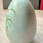 Handmade decorative Easter egg from solid wood like new