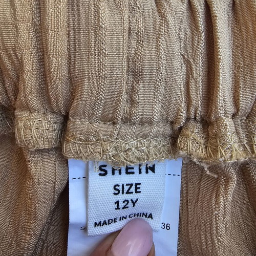 Linen shorts for girl 12 years like new, beige