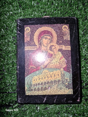 Εικόνα Μεγαλόχαρη της Τήνου μεταχειρισμένη θρησκευτική