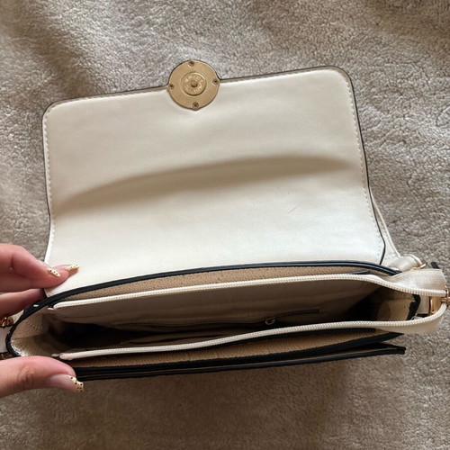MK crossbody bag like new, beige