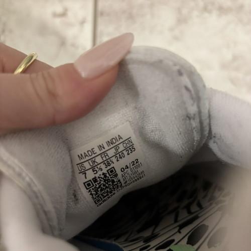 Adidas Stan Smith sneakers used, women's size 38.5, white