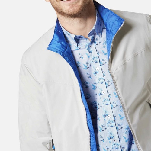 Bugatti Reversible Jacket new, men's sizes L and XL, gray and blue