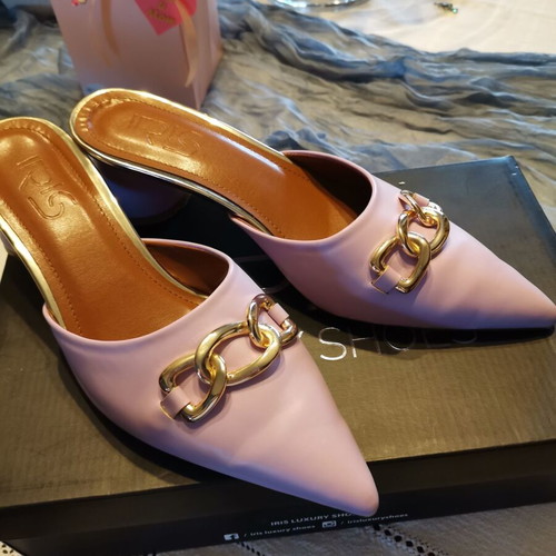 Mule Iris luxury shoes like new, purple, size 39