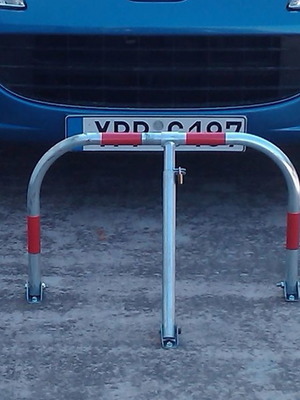 Τρίποδη μπάρα parking οικονομική, ολοκαίνουργια