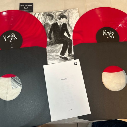 Death & Vanilla Vampyr 2 x red vinyl limited numbered edition like new