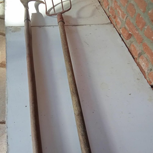 Vintage hand tools used, set of 2, circa 1965