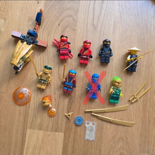 Lego Ninjago Minifigures pack of 7 authentic like new