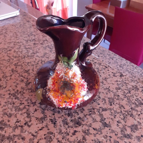 Ceramic decorative pitcher like new