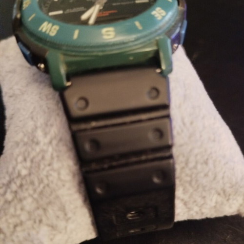 Casio AW-900 Ana Digi Watch used, vintage Overland Seymour Powell design