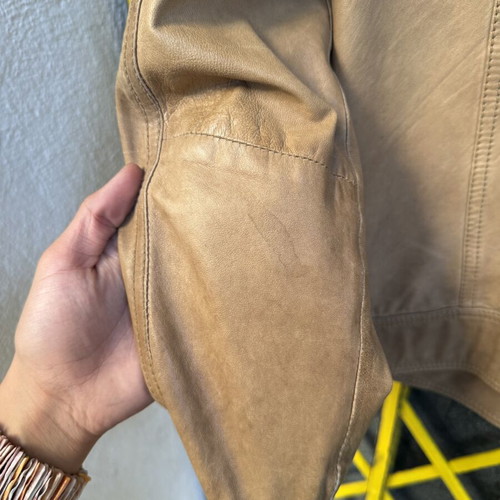 Dolce & Gabbana 7 Pocket Jacket used, lambskin nappa, beige, size M