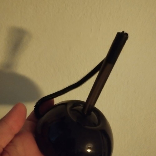 Desk pen with black base used