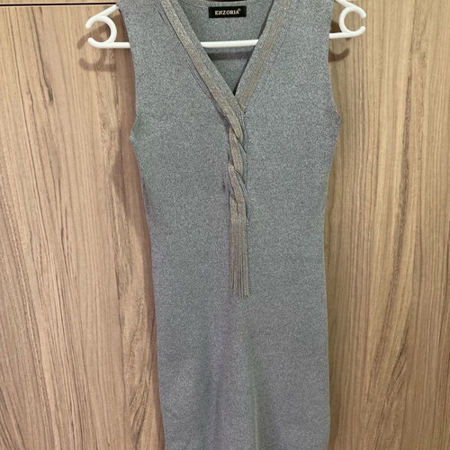 Women's mini dress used, gray, one size