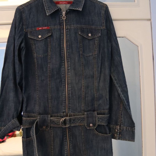 Attrattivo 90s denim dress used, blue, size XL