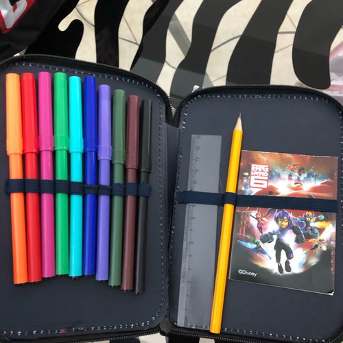 Big Hero Six school set of 3 (backpack, pencil case, barrel) new