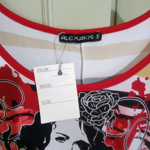 Alexakis sleeveless blouse 4XL/5XL, viscose, modern