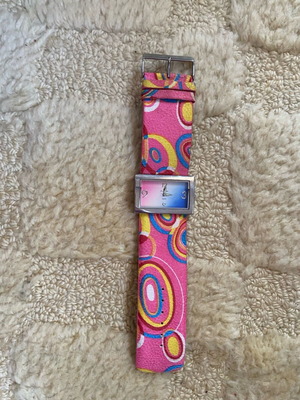 Wristwatch like new, women's, multicolored