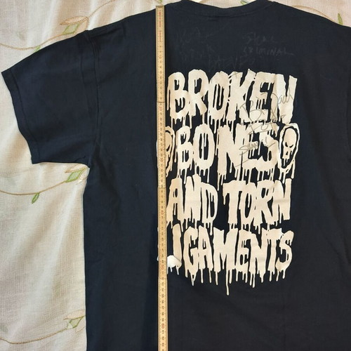 Sacrificial Slaughter band T-shirt XL, Fruit of the Loom heavy cotton, signed