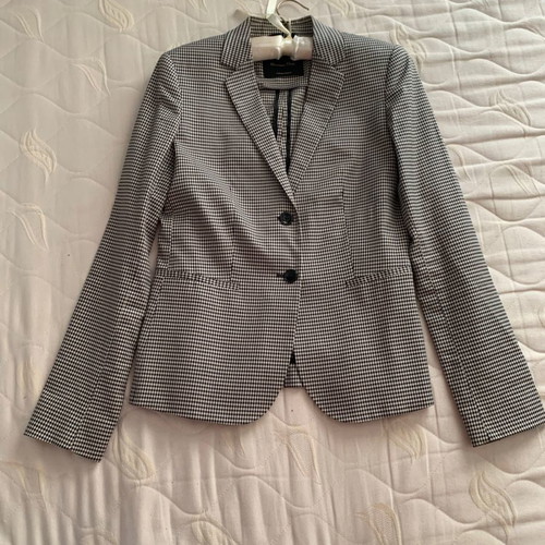 Massimo Dutti blazer used, gray and black, size 36