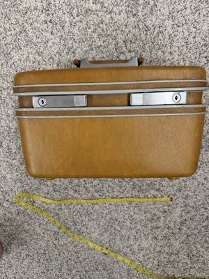 Samsonite Profile vintage βαλιτσάκι νεσεσέρ μεταχειρισμένο, ταμπά κάμελ 70s