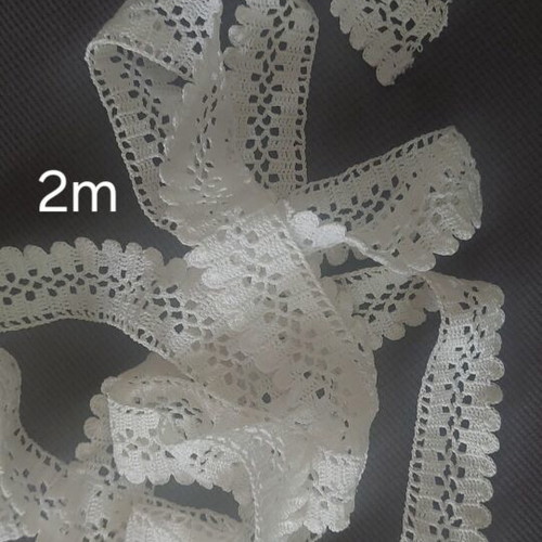 Handmade lace variety in designs and lengths like new