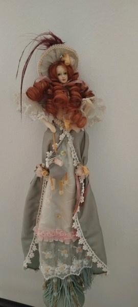 vintage κούκλα  ύψους 39cm