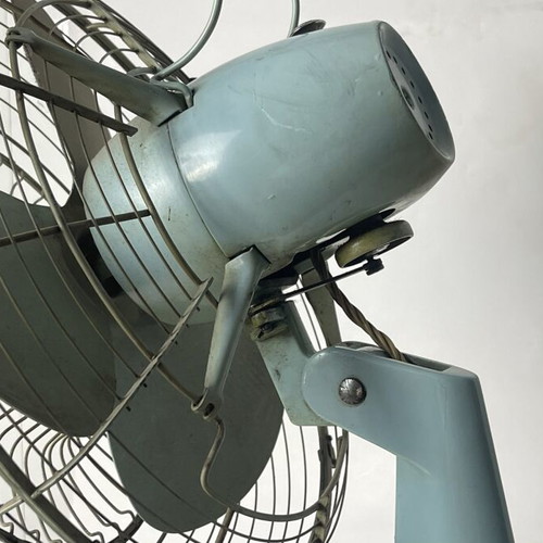 Hitachi A.C. Desk Fan 30cm 12” used vintage, Japanese retro design