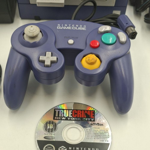 Nintendo GameCube bundle with controller, memory card, and game
