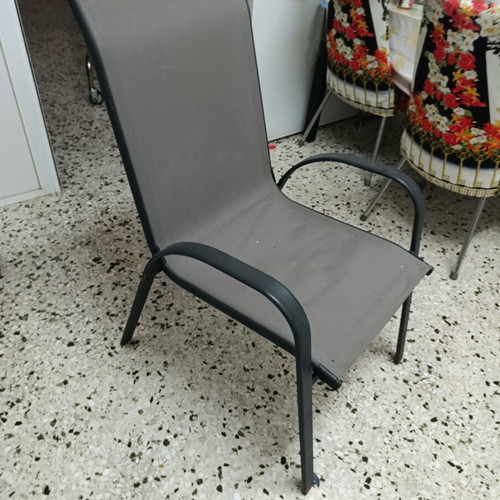 Veranda chair stainless steel like new