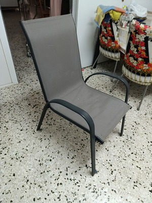 Veranda chair stainless steel like new