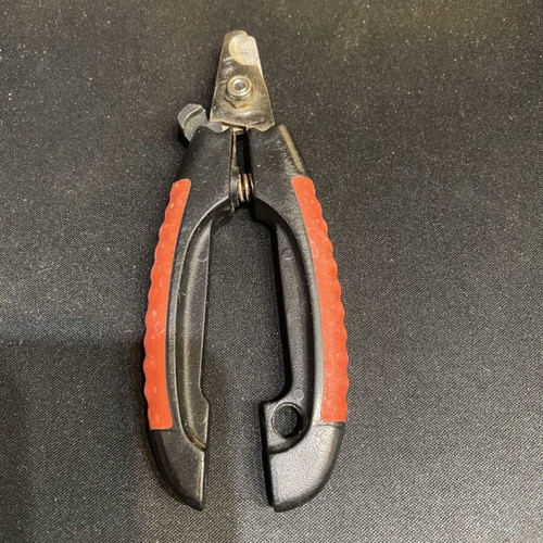 Pet Nail Clipper used, stainless steel blades, ergonomic handles