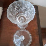 Crystal candy dish used