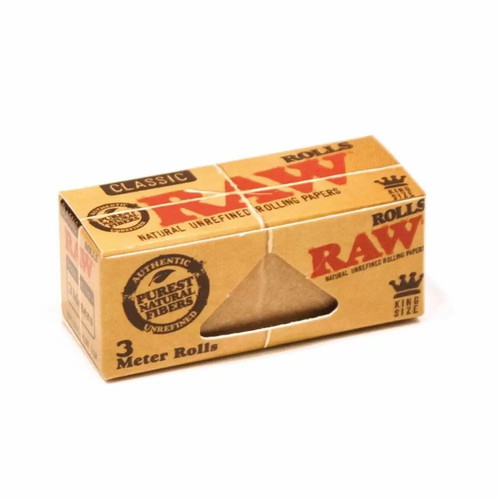 Raw Classic King Size Rolling Paper Roll 3m New