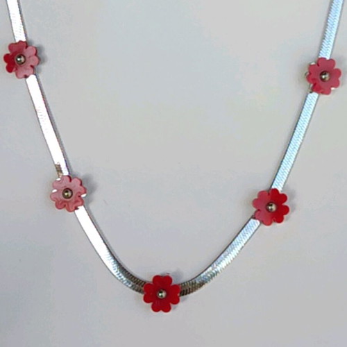 Steel Necklace New, Gold and Silver Colors
