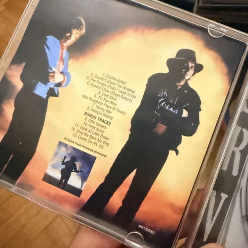 Stevie Ray Vaughan & Double Trouble Couldn't Stand the Weather CD like new, blues