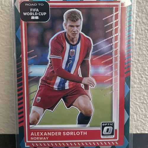 2025-26 Panini Donruss Optic Road to World Cup Alexander Sorloth Norway Argyle #169 like new