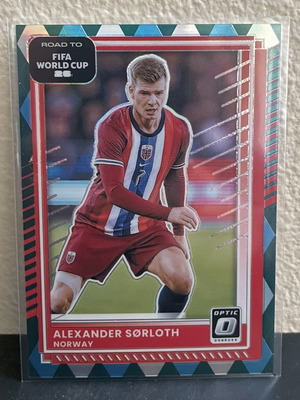 2025-26 Panini Donruss Optic Road to World Cup Alexander Sorloth Norway Argyle #169 like new