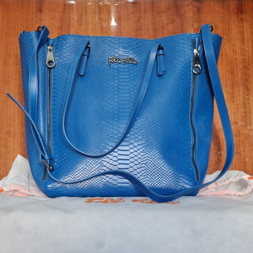 Folli Follie leather shoulder bag new, blue