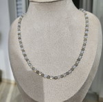 Handmade necklace with moonstone and labradorite new