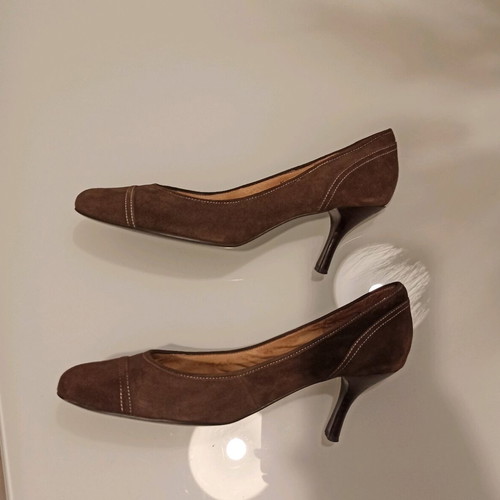 Hush Puppies pumps size 41 used, brown leather