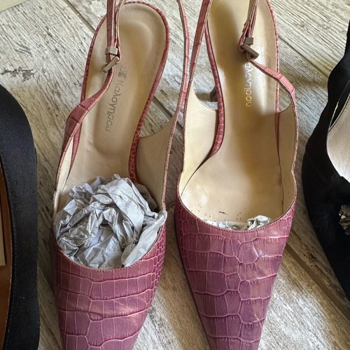 Pink women's shoes used, sizes 38-39