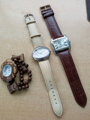 Women's watches used, pack of 3 pieces