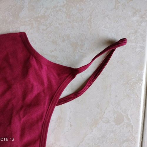 Bordeaux blouse with straps new, size M