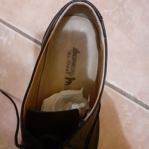 Men's lace-up shoes like new, size 46, black